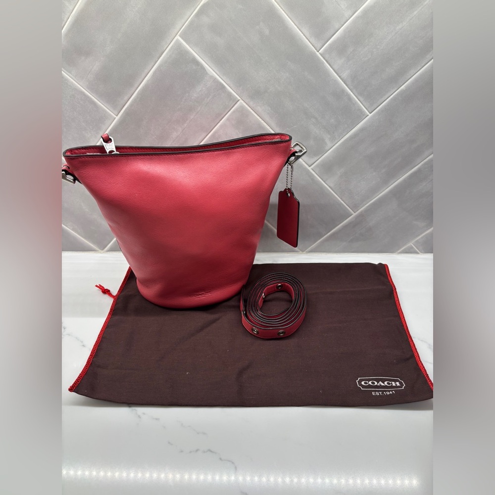 Coach Bleecker Mini Duffle - Pink/Salmon